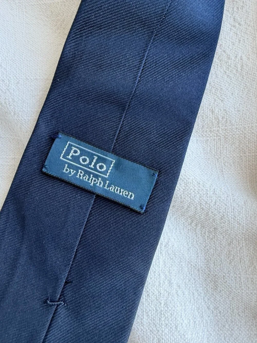 Men's Polo Ralph Lauren Silk Repp Narrow Navy Tie